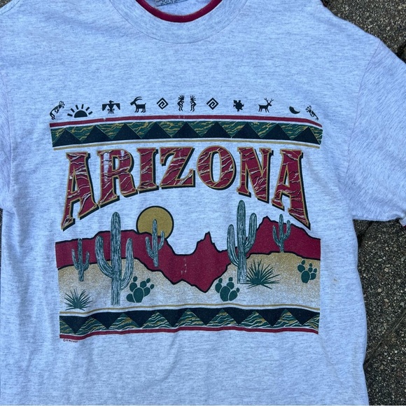Arizona Graphic T-Shirt with Red Accents - Picture 3 of 7